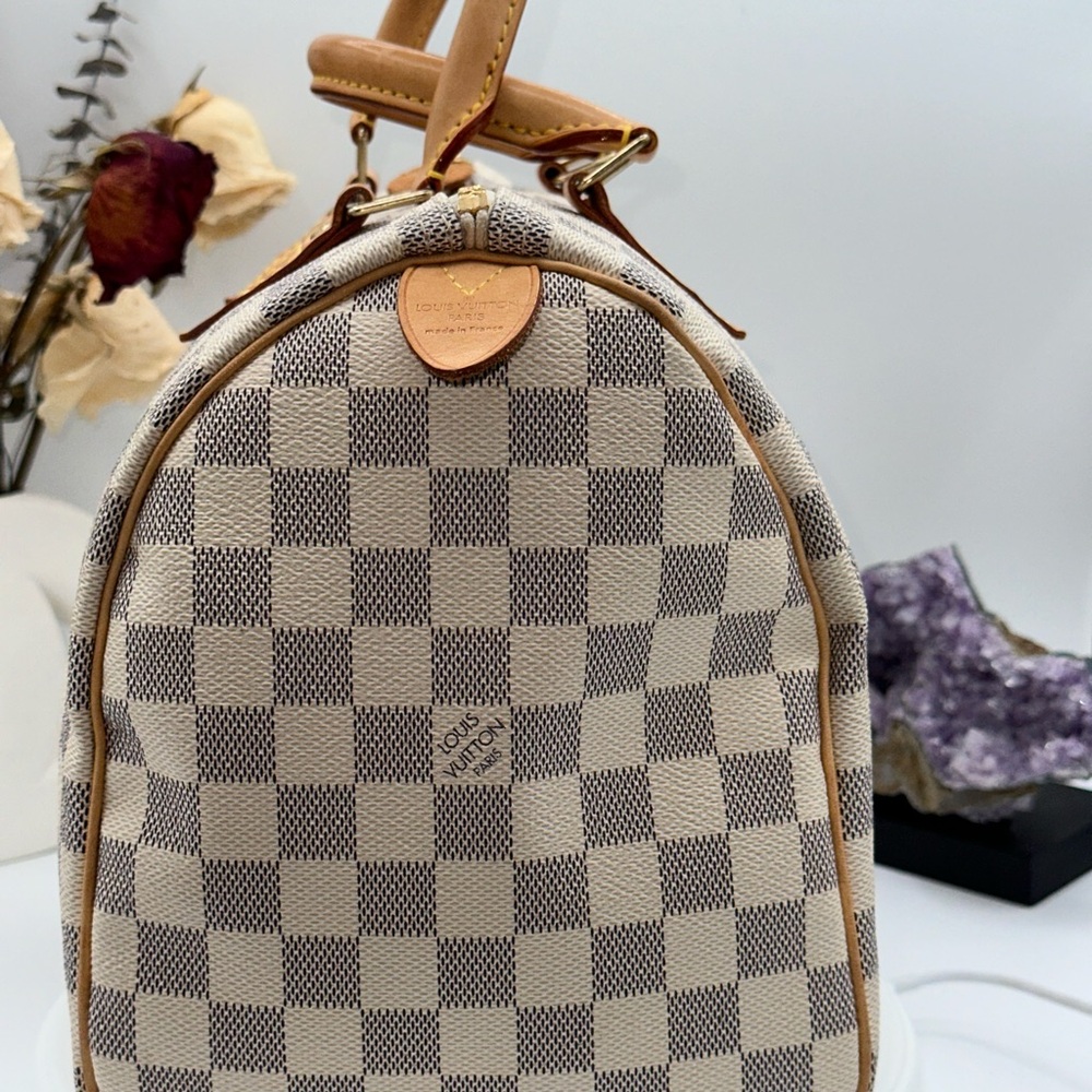 Louis Vuitton Speedy 30 Damier Azur with dusty and COA - Picture 6 of 12